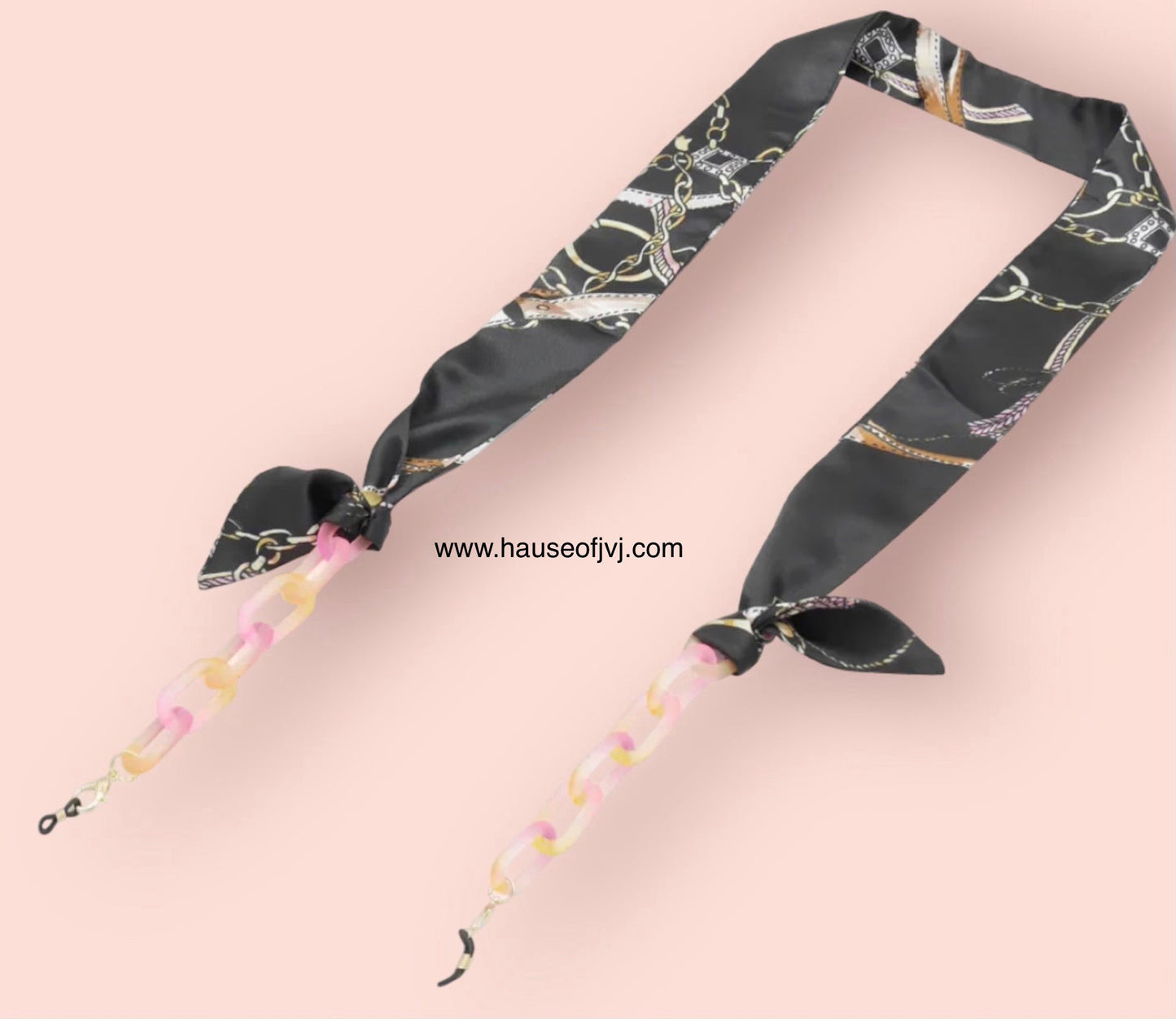 Eyewear jewelry/scarf chain